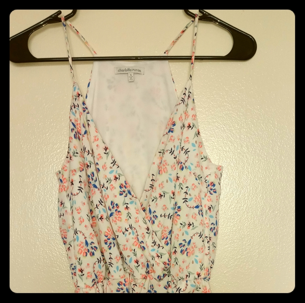 Short Romper Floral Design